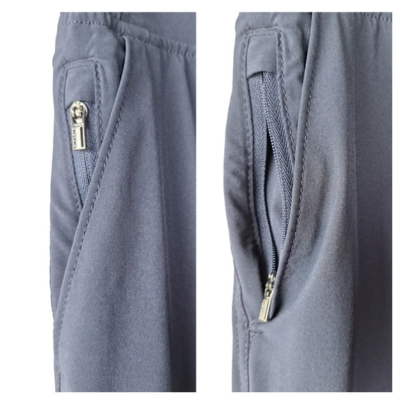 Athleta Size 4 Navy Blue Chelsea Utility Jogger Activewear Cargo Pants Pockets - Picture 5 of 15